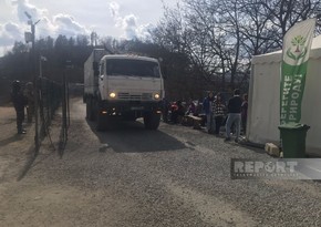 Bu gün Xankəndi-Laçın yolunda sülhməramlıların 71 avtomobili maneəsiz keçib - YENİLƏNİB-9