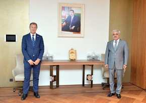 Rovnag Abdullayev meets with Gianni De Biasi