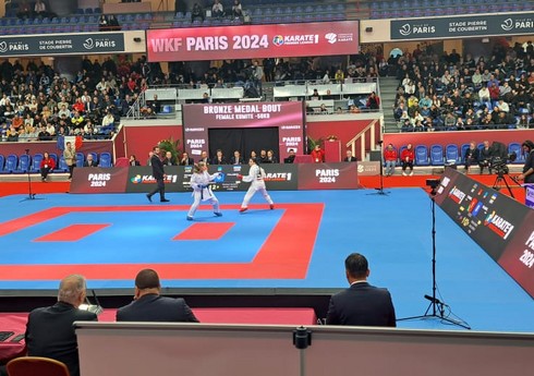 Азербайджанская каратистка завоевала медаль на международном турнире во Франции