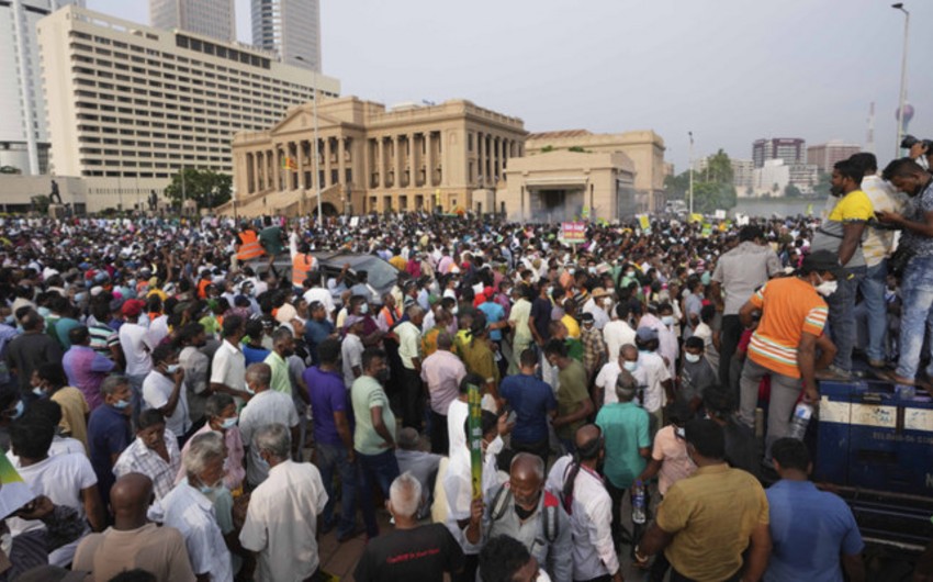 Protests sparked by economic crisis turn violent in Sri Lanka