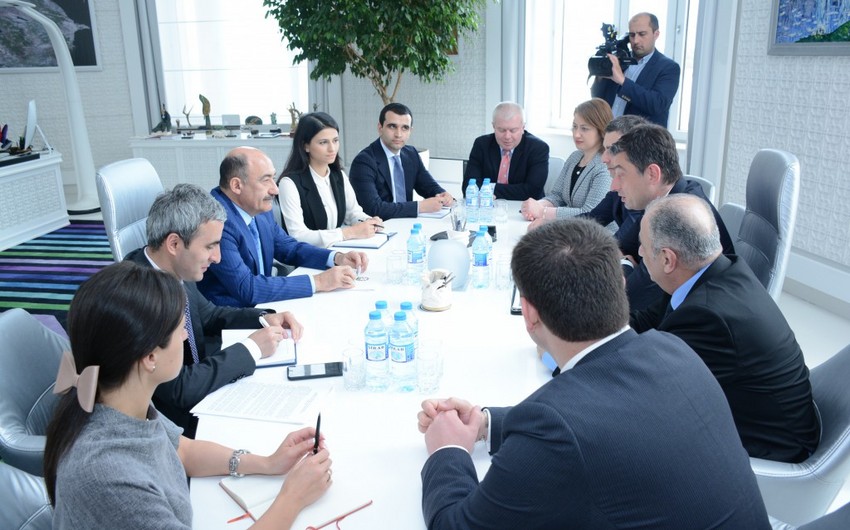 Əbülfəs Qarayev Gürcüstanın iqtisadiyyat və davamlı inkişaf naziri ilə görüşüb