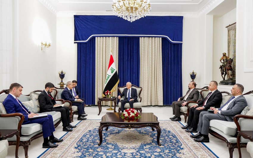 Президент Ирака принял азербайджанскую делегацию