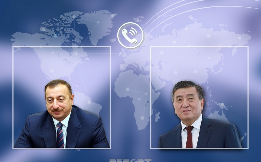 Состоялся телефонный разговор между президентами Азербайджана и Кыргызстана