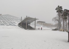 Snow expected in Baku tomorrow