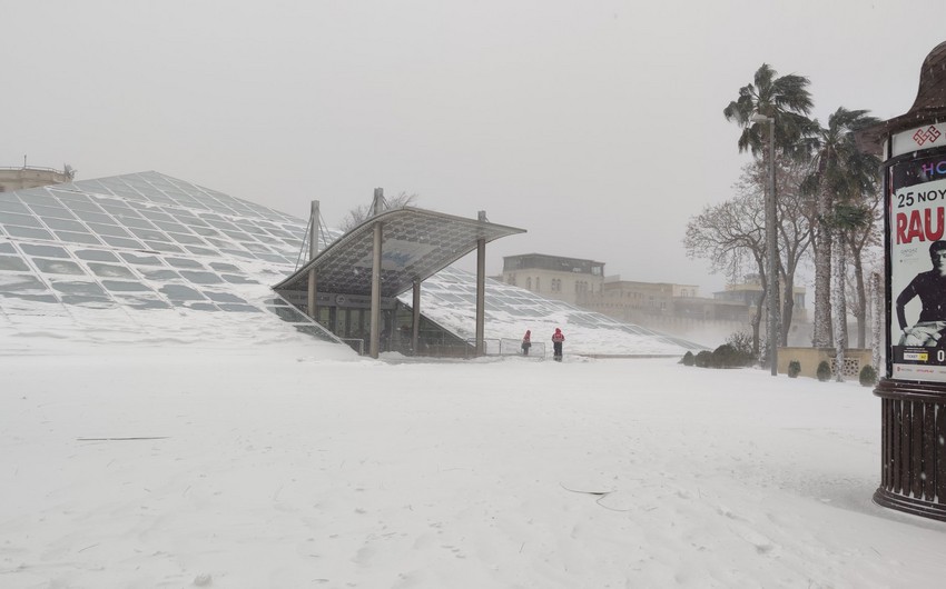 Snow expected in Baku tomorrow