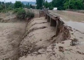 В Губе река вышла из берегов и затопила село Рустов