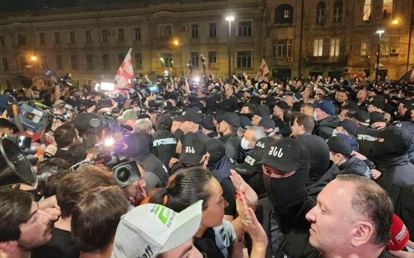 В Тбилиси в ходе протестов задержаны свыше 60 человек
