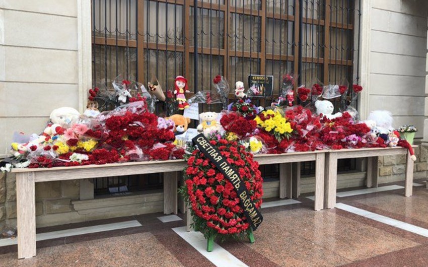 Посольство России поблагодарило Азербайджан за соболезнования в связи с трагедией в Кемерово