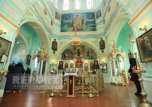 В Гяндже православные христиане отметили Рождество