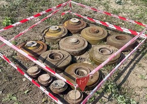 После локальных антитеррористических мероприятий в Карабахе были обезврежены 123 мины