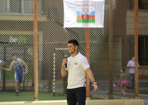 Azerbaijani athletes mark International Olympic Day