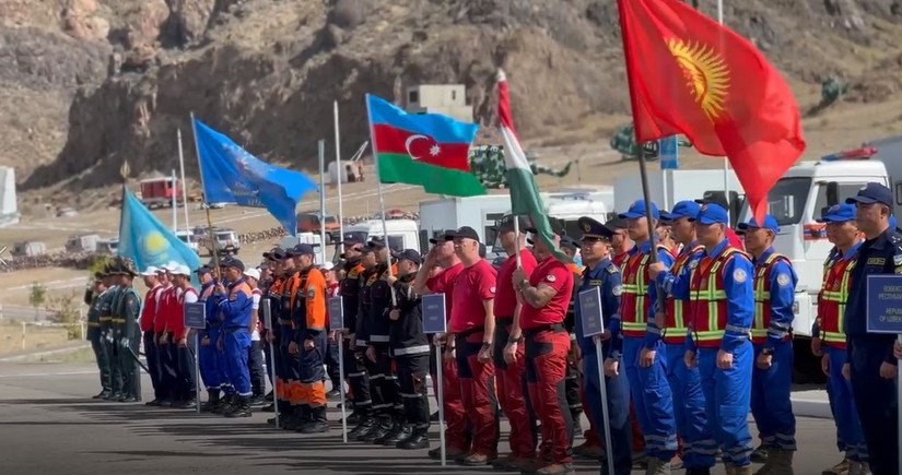 Azərbaycan xilasediciləri Qazaxıstanda beynəlxalq yarışda iştirak ediblər