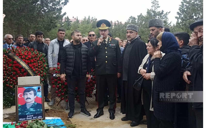 Sumqayıtda Birinci Qarabağ müharibəsinin şəhidi dəfn edilib