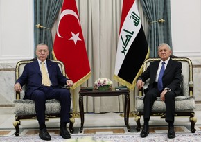 Erdogan meets with President of Iraq