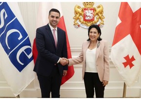 OSCE Chair-in-Office meets president of Georgia