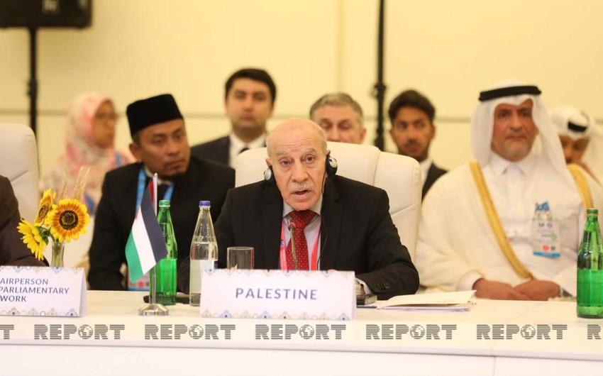 Palestinian Vice-Speaker calls on international community in Baku