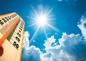 Weather temperature to reach 33 C in Baku