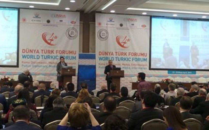 ​İstanbulda IV Dünya Türk Forumu keçirilir - FOTO