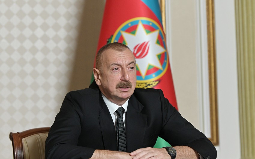 Ilham Aliyev: Armenia receives help from abroad, mercenaries are sent there