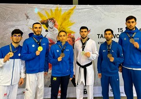 Azərbaycan taekvondoçuları Belçikada keçirilən açıq çempionatda 6 medal qazanıblar