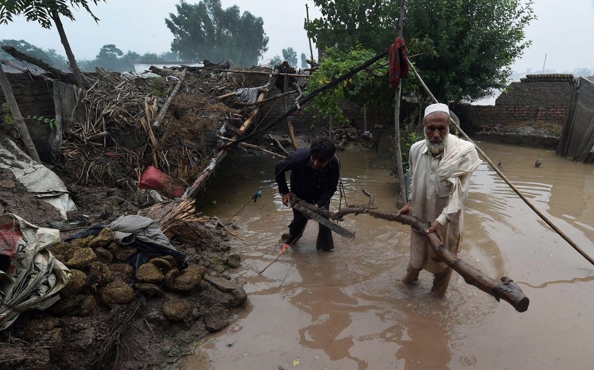 Pakistanda leysan yağışlar nəticəsində 25 nəfər ölüb