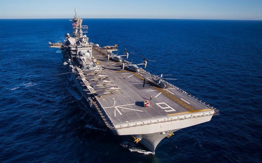 “USS Eisenhower” aviadaşıyıcı gəmisi Oman körfəzinə gəlib