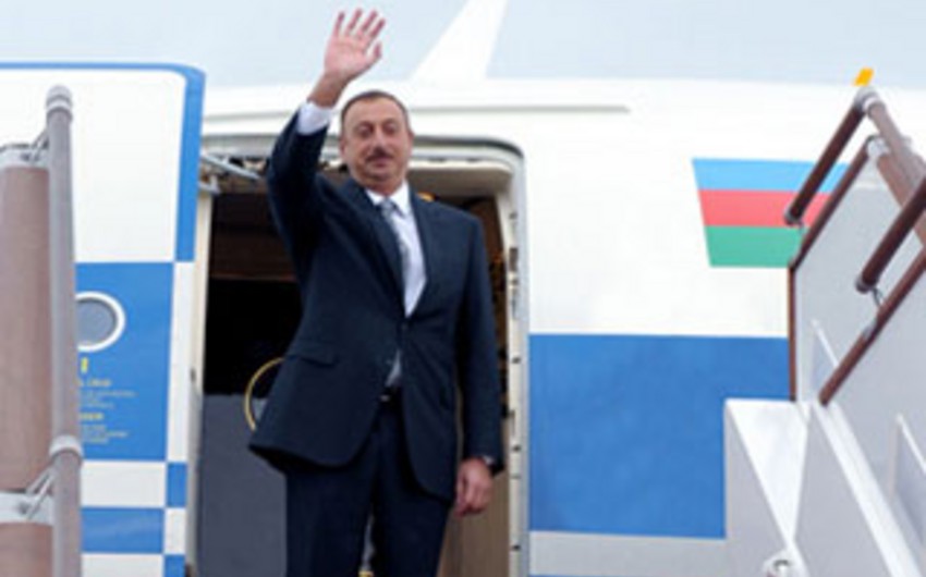 President Ilham Aliyev completed his working visit to Kazakhstan