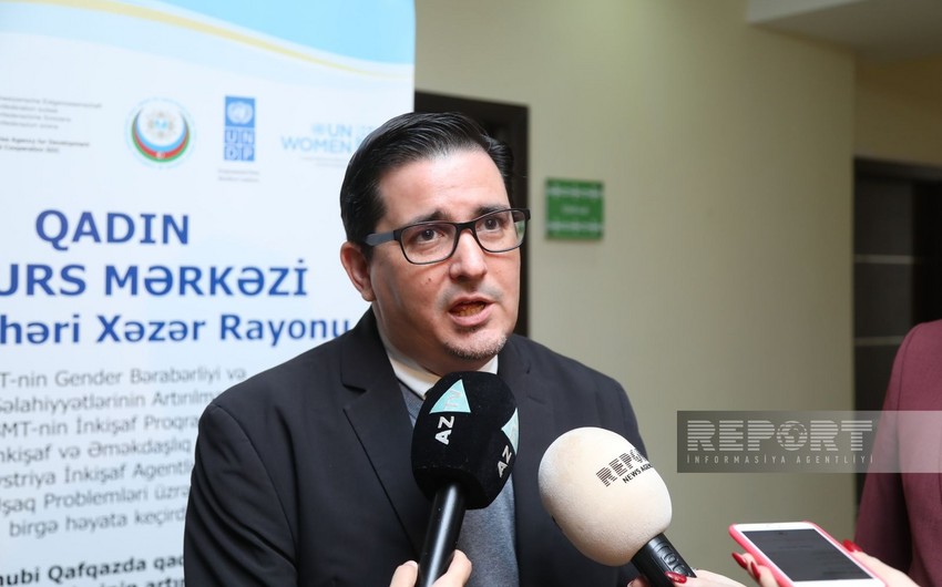 Nuno Queiros: UNDP working with Azerbaijan to increase number of women's resource centers