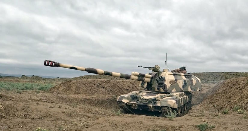 Azerbaijan Army’s artillery units hold live-fire tactical exercise
