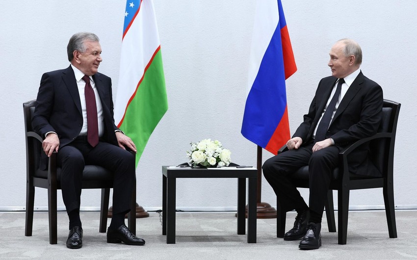 Putin discusses his upcoming visit to Tashkent with Uzbek president