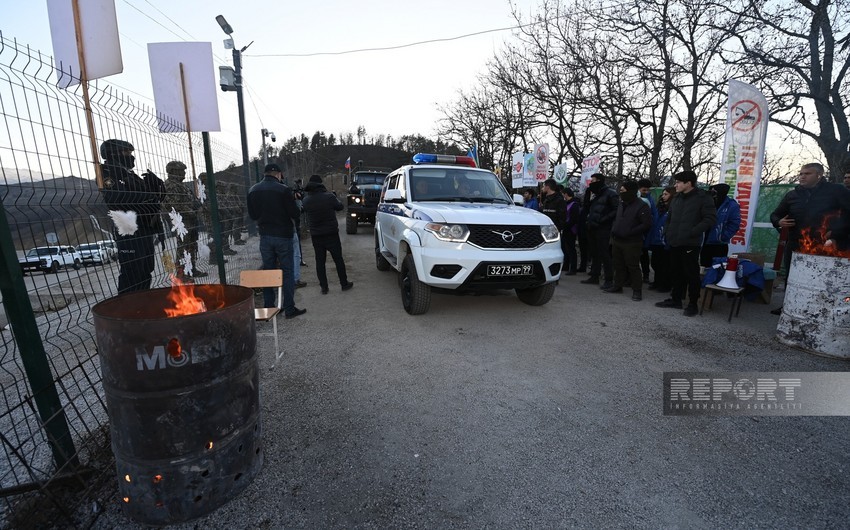 Conditions created on Khankandi-Lachin road for unhindered passage of another four Russian peacekeepers' vehicles - UPDATED