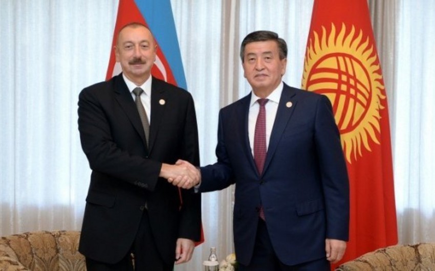 Президент Кыргызской Республики поздравил президента Азербайджана