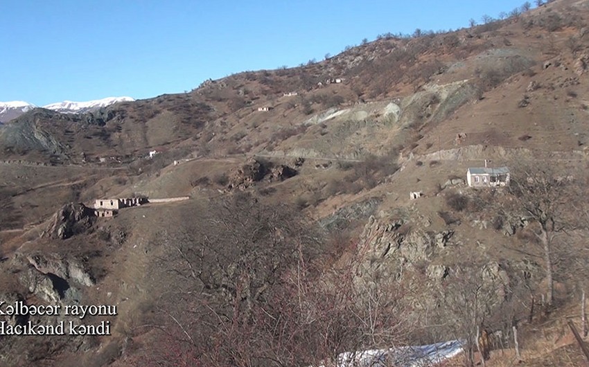 Footage of Hajikand village of Kalbajar