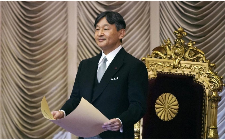 Император Японии поздравил президента Азербайджана 