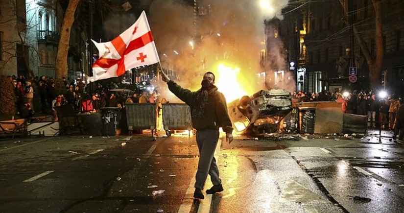 Protests in Georgia leave parliament with $180K damage bill