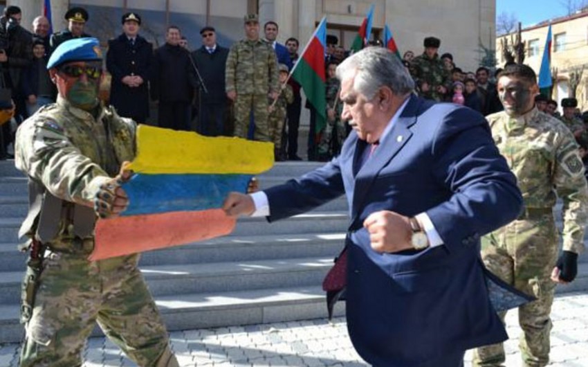 Ахад Абыев: Кулаком я сломал флаг Армении, а не Колумбии - ВИДЕО
