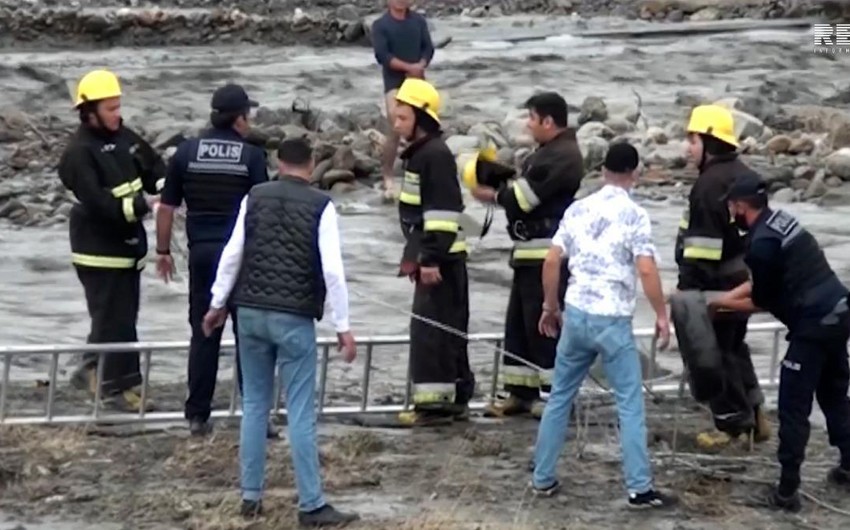 В Балакене из реки эвакуировали местного жителя