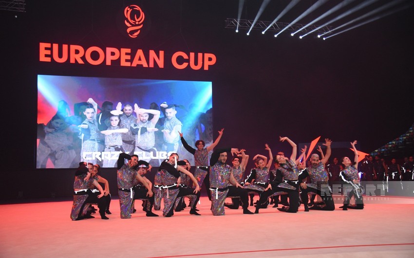 Milli Gimnastika Arenasında Avropa Kubokunun açılış mərasimi keçirilib