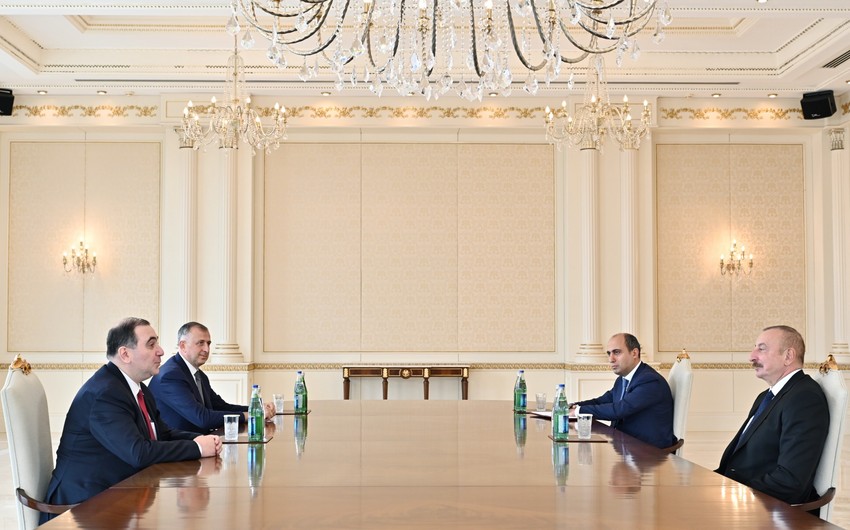 Azerbaijani President receives Minister of Education and Science of Georgia 