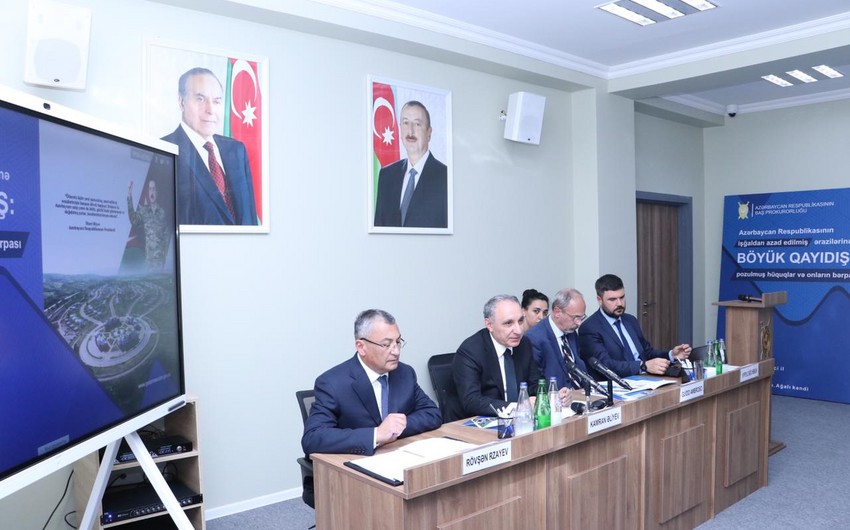 Prosecutor General's Office holds conference in Zangilan