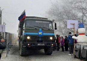 65 cars of Russian peacekeepers move freely on Khankandi-Lachin road