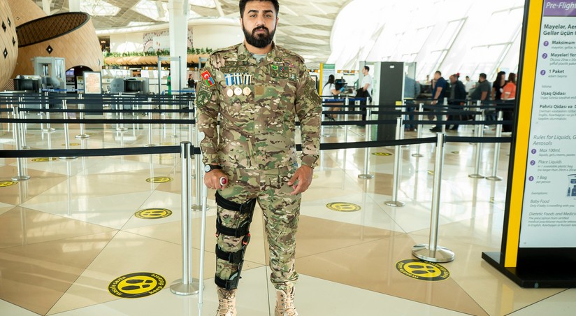 Ağır yaralanan daha bir qazi müalicə üçün Türkiyəyə göndərilib<span class="qirmizi"></span>