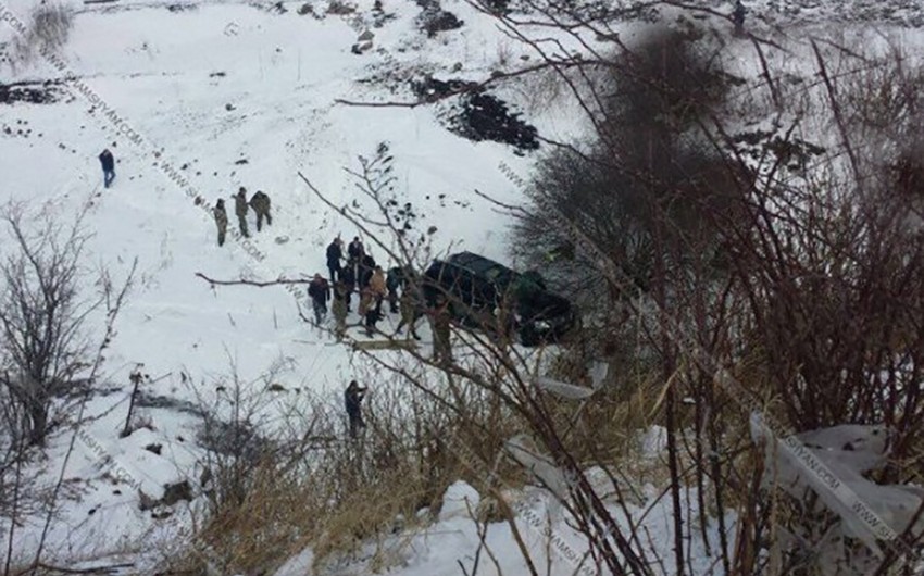 В автокатастрофе погибли два офицера, сопровождающие Саргсяна по дороге в Карабах