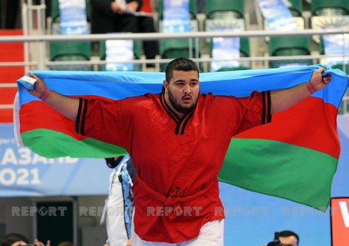 Азербайджанский спортсмен возвращается с I Игр стран СНГ с двумя медалями