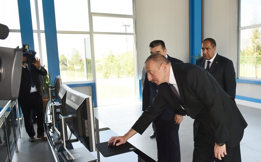 Dövlət başçısı Balakən Su Elektrik Stansiyasının açılışında iştirak edib