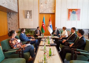 Azerbaijani sports minister meets Serbian counterpart in Belgrade