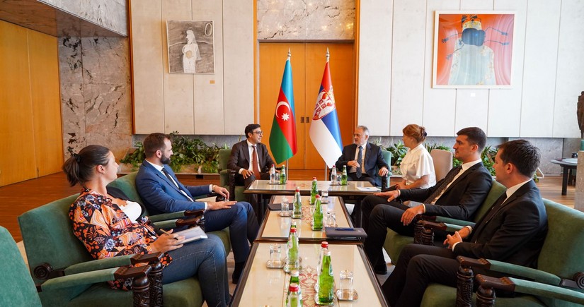 Azerbaijani sports minister meets Serbian counterpart in Belgrade