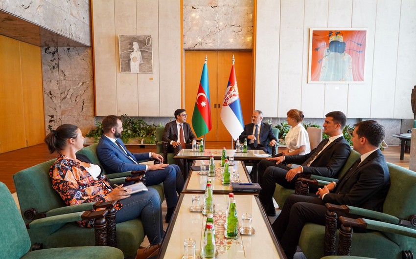 Azerbaijani sports minister meets Serbian counterpart in Belgrade