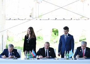 Karabakh Declaration of OTS Informal Summit signed in Shusha