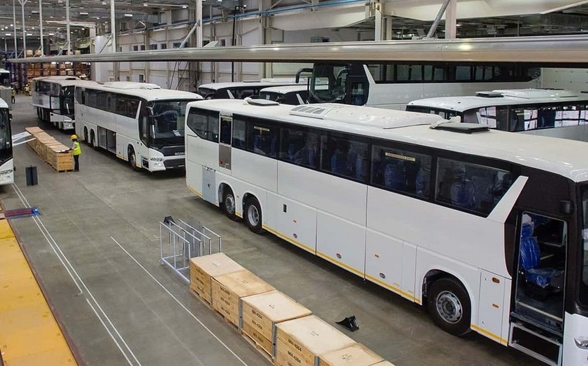 Азербайджан впервые произведет автобусы в этом году